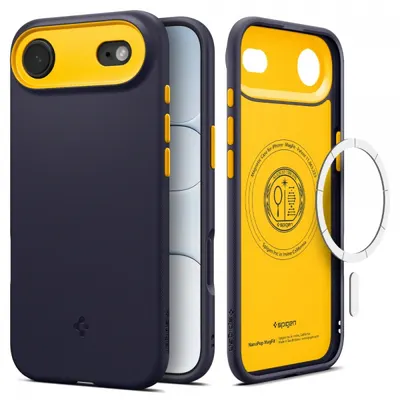 Husa MagSafe pentru Apple iPhone 17 Air, Spigen, Caseology Nano Pop, Mov ACS10300
