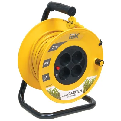 Derulator UK20 4 prizas 2P/20m 2x0,75 mm2 Garden