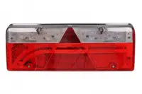 Stop spate dreapta EUROPOINT III (LED, 24V, cu intermitent, cu far de ceata, marsarier, cu stop, lumina de parcare, reflector triunghiular, conector: 4x 2PIN ASS2 7PIN)