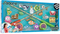 Set din lemn Jadore - Pescuit magnetic, 16 piese