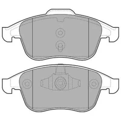 Set placute frana, frana disc DELPHI LP2079