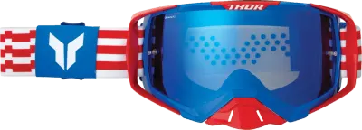 Ochelari Atv Cross Thor Activate Patriot, culoare albastru rosu, lentila oglinda