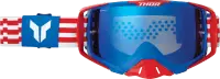 Ochelari Atv Cross Thor Activate Patriot, culoare albastru rosu, lentila oglinda