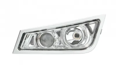 Proiector ceata Stanga (H3, cu un halogen pe distante lungi; rama de argint) potrivit VOLVO FH, FH16, FM, FM II 09.05
