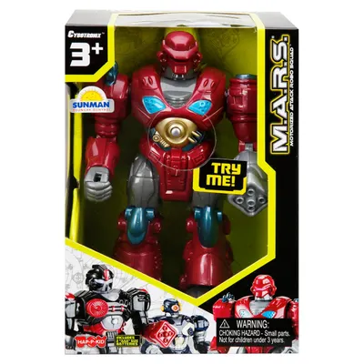 Robot cu functii, Happy Kid, M.A.R.S. 17 cm, Rosu