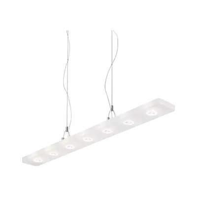 Pendul Lylia, 7 LED, L:800 mm, H:350/750 mm, Transparent