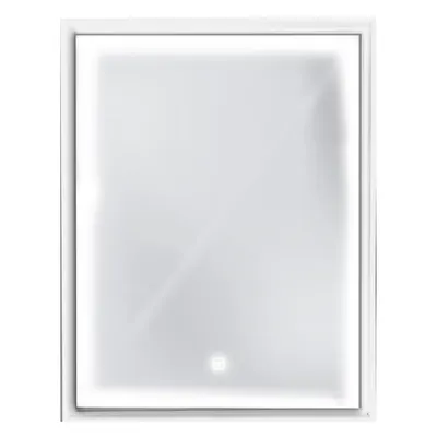 Oglinda baie cu LED reglare intensitate si buton touch L-1230 60x80 cm