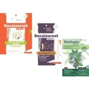 Pachet Bacalaureat 2026. Limba si literatura romana, Matematica M-stiintele-naturii si M-tehnologic si Biologia pe intelesul tuturor clasele 9-10
