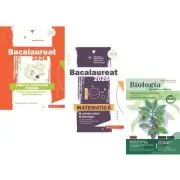Pachet Bacalaureat 2026. Limba si literatura romana, Matematica M-stiintele-naturii si M-tehnologic si Biologia pe intelesul tuturor clasele 9-10