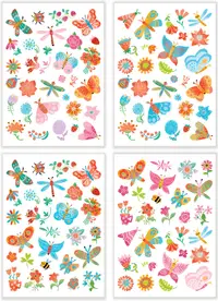 Set de tatuaje temporare Dodo - Flowers