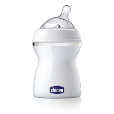 Biberon Natural Feeling, tetina din silicon, Flux mediu, 2 picaturi, 250 ml