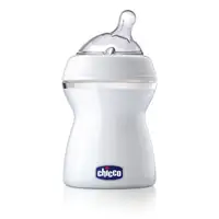 Biberon Natural Feeling, tetina din silicon, Flux mediu, 2 picaturi, 250 ml