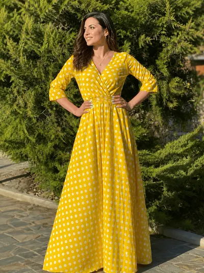 Rochie eleganta cu buline Nela 5