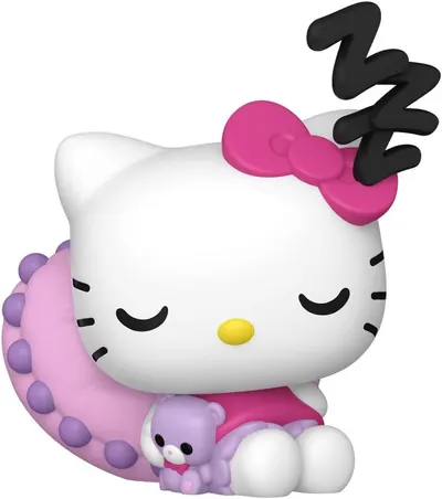 Figurină Funko POP! Animation: Sanrio - Sleeping Hello Kitty (Special Edition) #154
