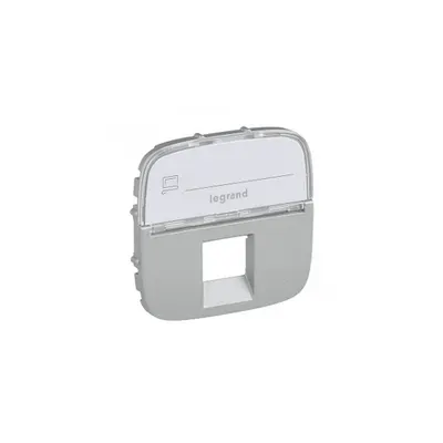Capac Valena Allure - RJ 45/RJ 11/RJ 12 priza - cu label holder - alu