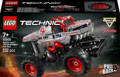 Constructor LEGO Technic - Monster Jam, ThunderROARus cu tragere (42200)