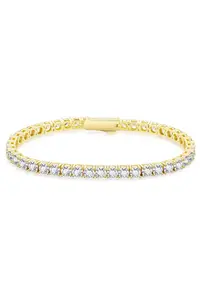 Bratara Tennis Elements 3 mm Gold - 16 cm
