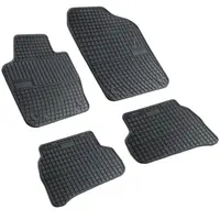 Set covorase auto din cauciuc Volkswagen Polo 5 (6R) 2009-2017, presuri FROGUM, negre, 4 buc.