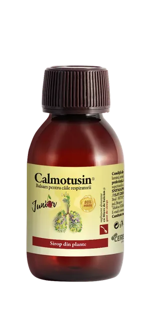 Calmotusin Junior cu gust de cirese, 100ml, Dacia Plant