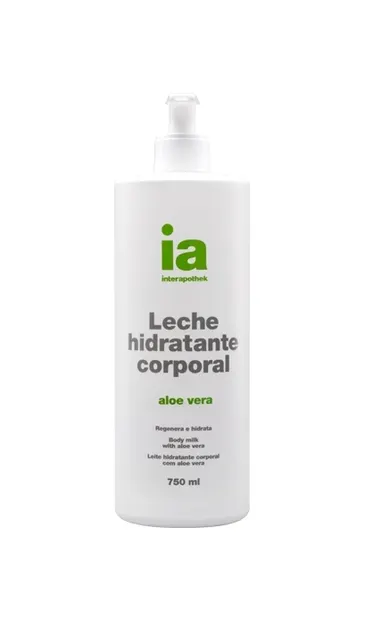 Lapte de corp cu extract de aloe vera, Interapothek | 750 ml