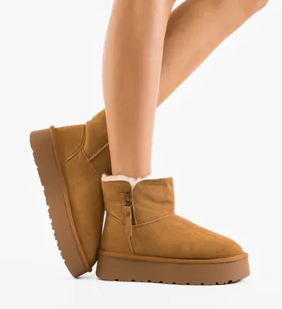 Cizme tip Ug Nayna Camel