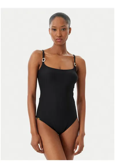 Costum de baie dama - o singura piesa - negru - material elastic