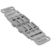 Set 5 bucati suporti pentru 3 cleme prelungire cabluri Wago cu prindere pe sina Wago 221-2503