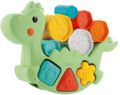 Chicco Eco + jucarie 2 in 1 - Dinozaur in legan