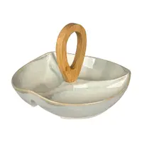 Platou aperitiv NADIN ARCTIC, 23,7x23,7x16 cm