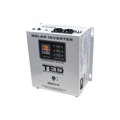 Invertor Solar Monofazat Fotovoltaic, 12V 500W TED Electric