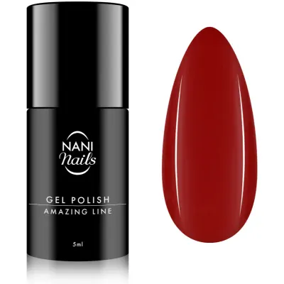 NaniNails NANI Amazing Line lac de unghii sub forma de gel culoare Scarlet Flame 5 ml