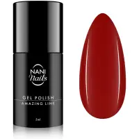 NaniNails NANI Amazing Line lac de unghii sub forma de gel culoare Scarlet Flame 5 ml