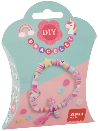 Kit creativ Apli - Brățară DIY, unicorn
