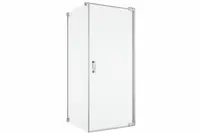 Cabina de dus 90x120 cm cu usa batanta si profil compensator, crom, instalare usa dreapta Ronal Cadura