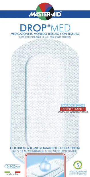 MASTER-AID Drop Med pansament postoperstor 10,5x20cm x5buc