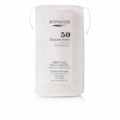Dischete demachiante, Byphasse, 50 bucăți, alb