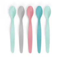 Set lingurite cu maner lung pentru bebelusi 23022, 5 bucati, Reer