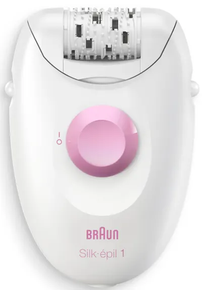 Epilator Braun - SE 1-000, 1 viteză, alb