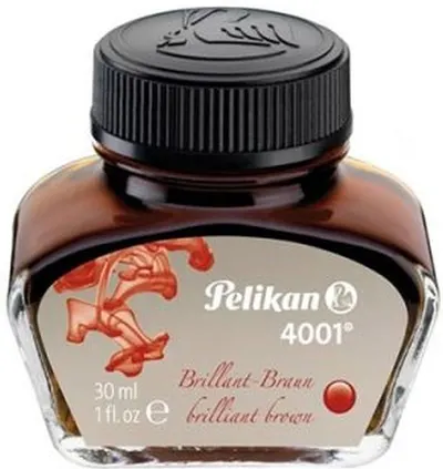 Calimara cu cerneala Pelikan - maro, 30 ml