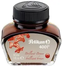 Calimara cu cerneala Pelikan - maro, 30 ml