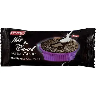 Brioșă Lava Cake Hot&Cool 70g – desert cu ciocolată neagră intensă și inimă fondantă Engros