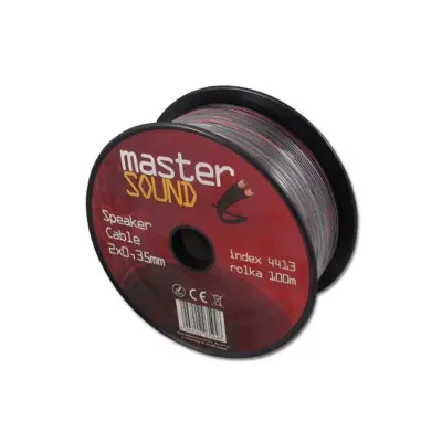 Cablu alimentare banda LED, 2 fire B/R 0,35mm, 12V/24V, rola 100 m
