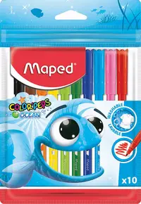 Set carioci Maped Color Peps - Ocean, 10 culori