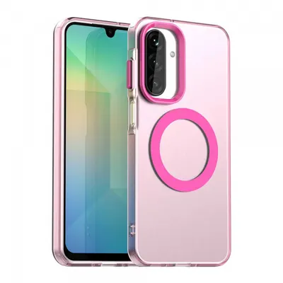 Husa MagSafe pentru Samsung Galaxy A17 5G, Techsuit, CandyCase, Roz