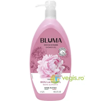 Gel de Dus Cremos cu Parfum de Trandafir si Bujor 1.2L