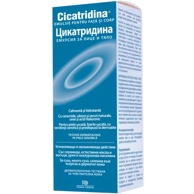 Cicatridina emulsie pentru fata si corp, Farma-Derma Italia | 180 ml