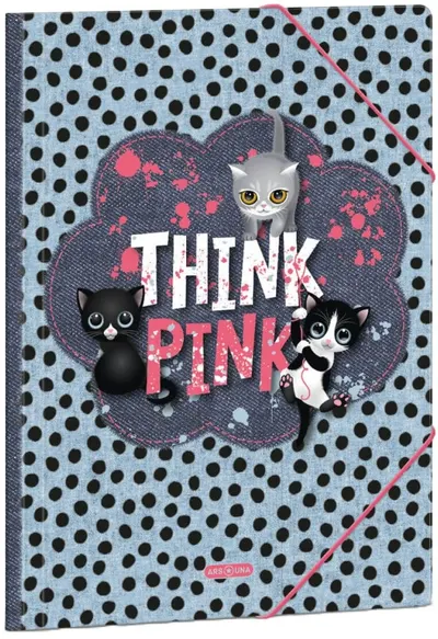 Dosar cu elastic Ars Una Think-Pink - А4