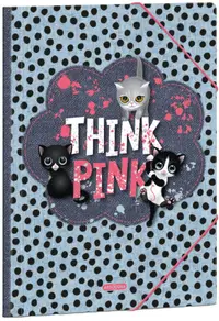 Dosar cu elastic Ars Una Think-Pink - А4