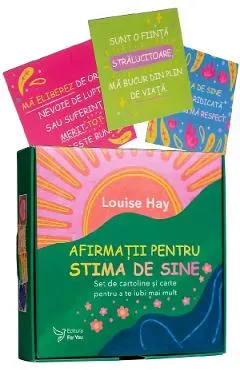 Set: Afirmatii pentru stima de sine. Carte + cartoline