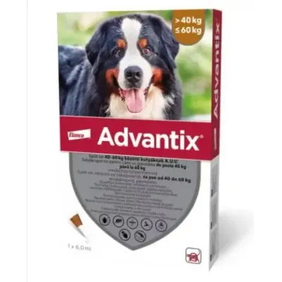 Pipeta antiparazitara Advantix pentru caini 40 kg - , 60 kg ( 1 pipeta )